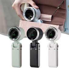 Mini Ventilateur Rechargeable à Affichage Numérique – Fraîcheur à portée de main !